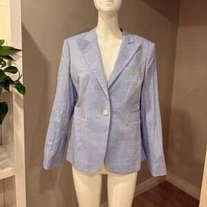 Light Blue Linen Blazer